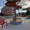 EL AYUNTAMIENTO DE BILBAO CULMINA LA CREACIÓN DE REFUGIOS URBANOS EN LA PLAZA UGARTEKO EN EL BARRIO DE IBARREKOLANDA