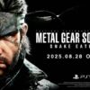 Filtrada la fecha de lanzamiento del remake de Metal Gear Solid 3